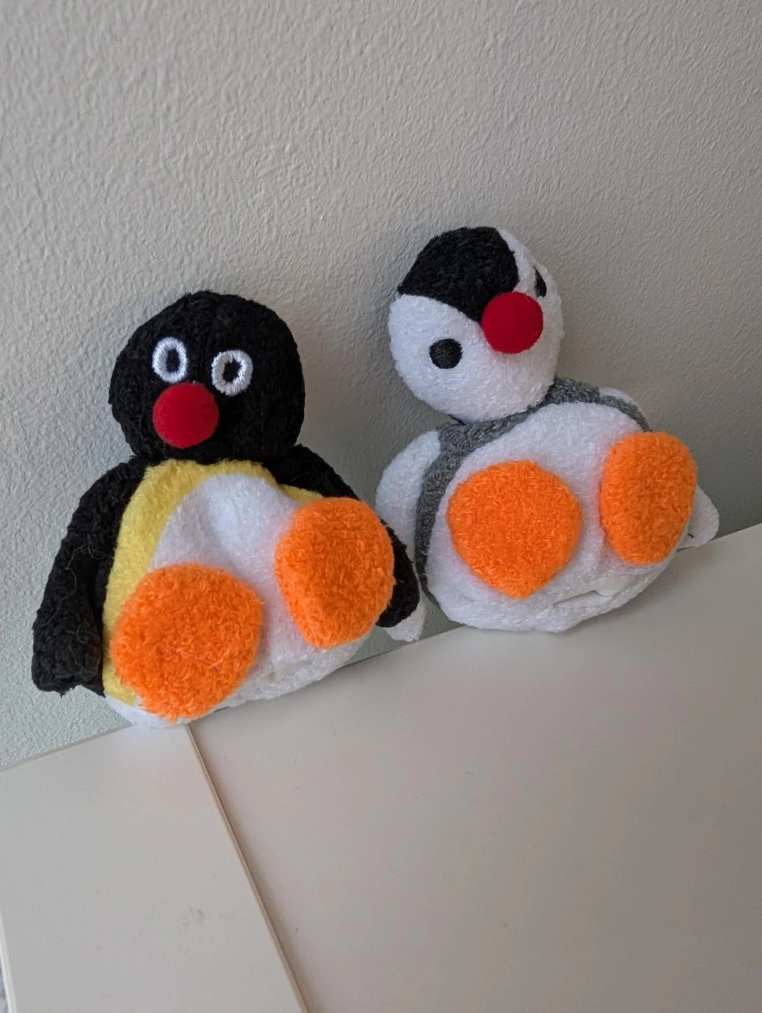 Finger puppets (new) Pingu and Pinga Plush Toys