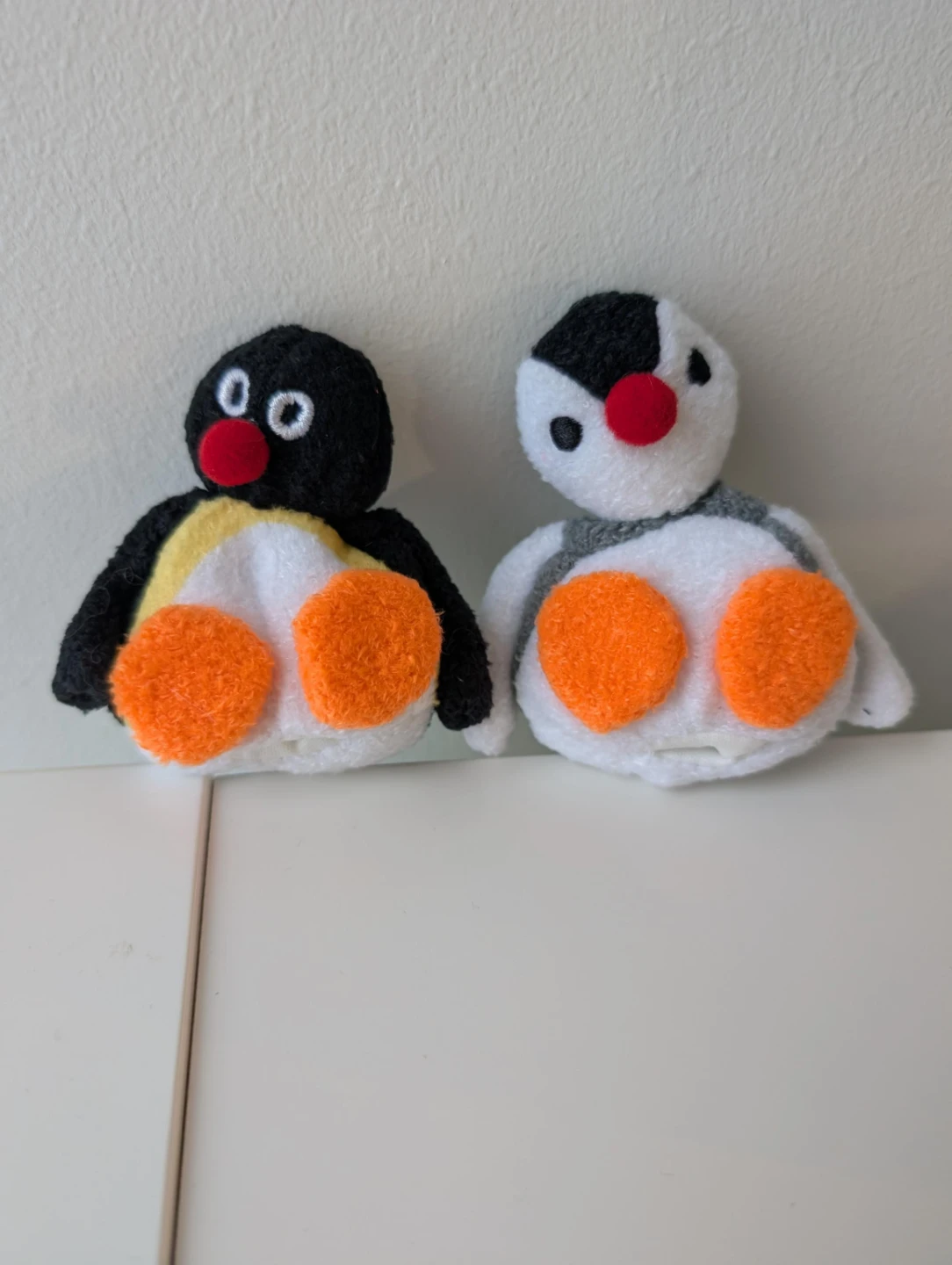 Finger puppets (new) Pingu and Pinga Plush Toys - photo 2