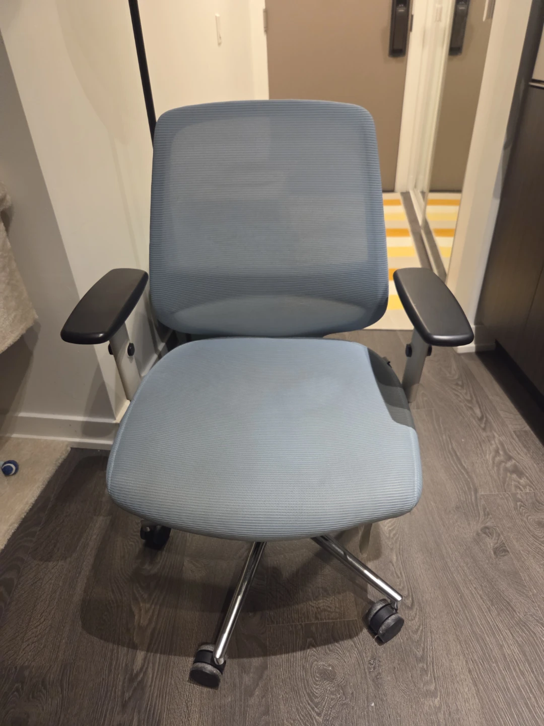 Like New Soft Blue Office Chair - Branch
