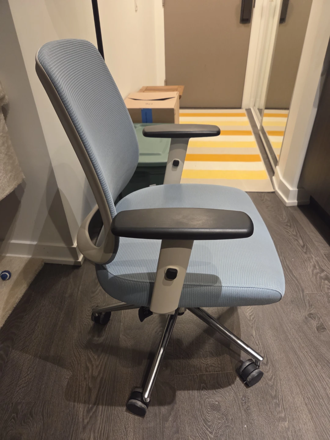 Like New Soft Blue Office Chair - Branch - photo 2