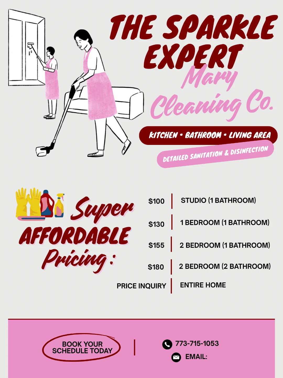 The Sparkle Expert Mary Cleaning Co. Services - photo 2