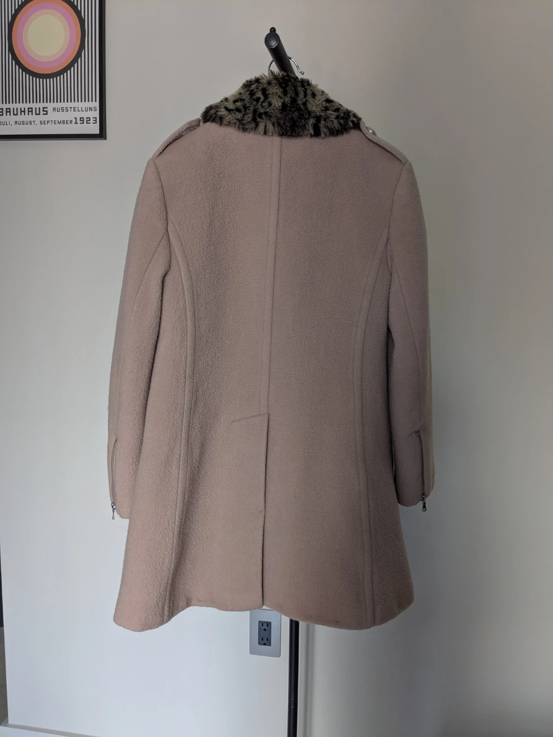 Rebecca Taylor Pink Wool Blend Coat - Size 4 - photo 5