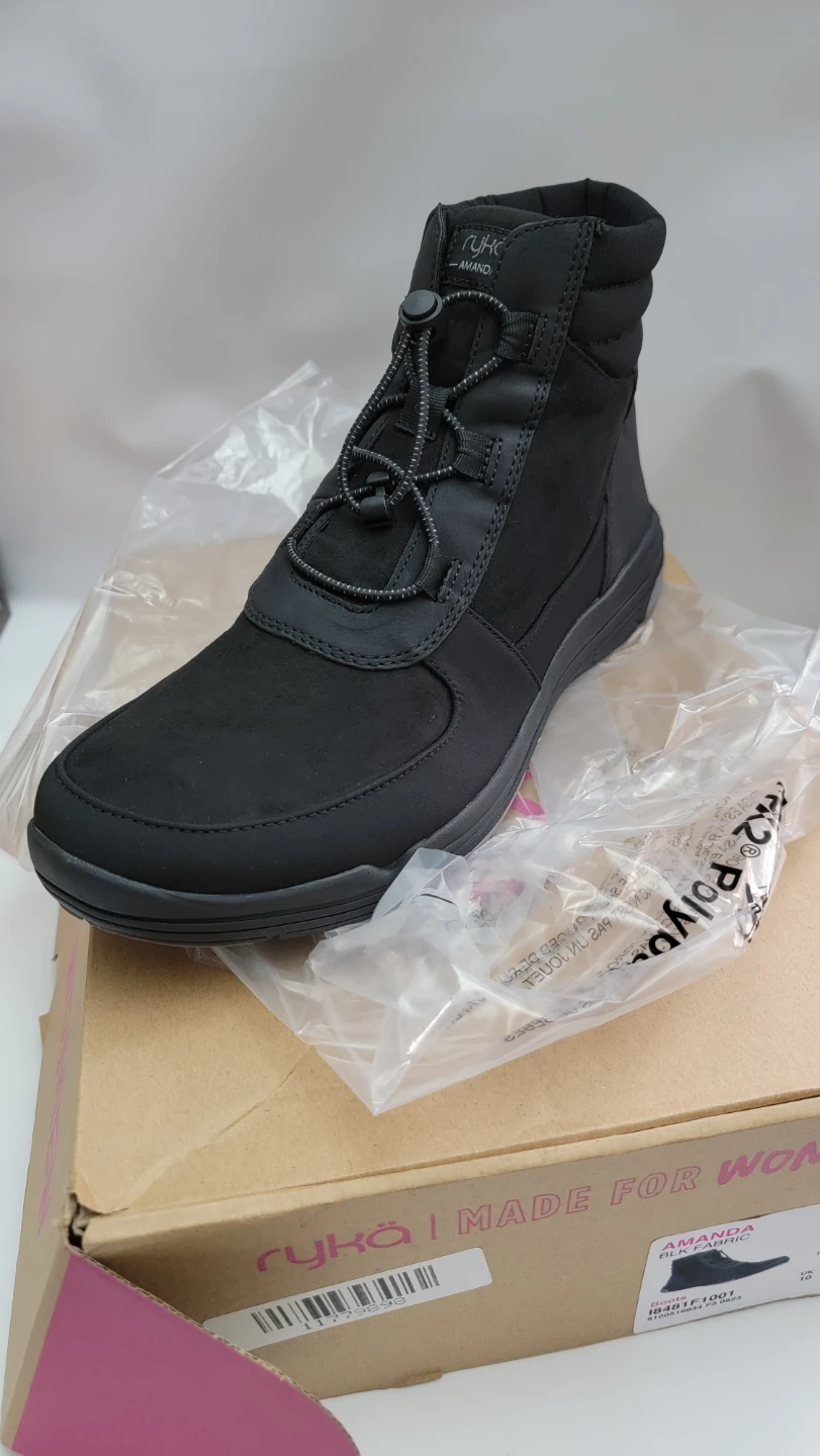 Ryka Amanda Womens Boots Size 12 Black Comfort Walking Casual - photo 2