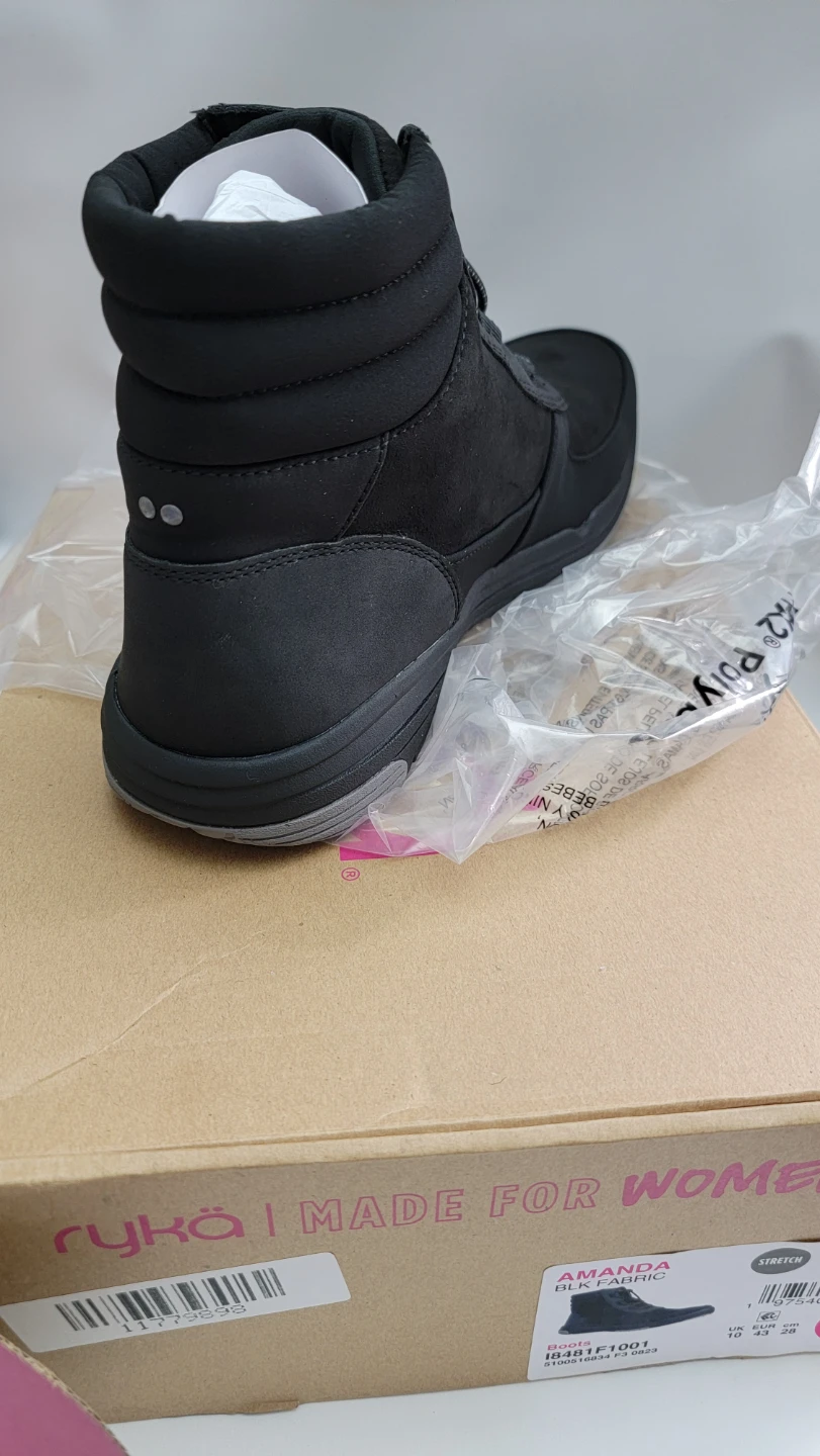 Ryka Amanda Womens Boots Size 12 Black Comfort Walking Casual - photo 3