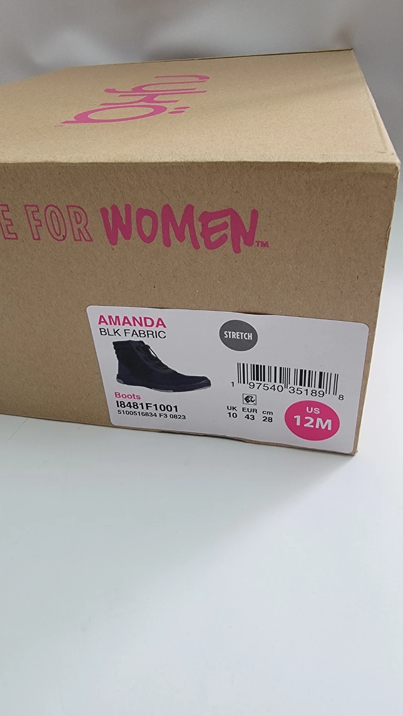 Ryka Amanda Womens Boots Size 12 Black Comfort Walking Casual - photo 5