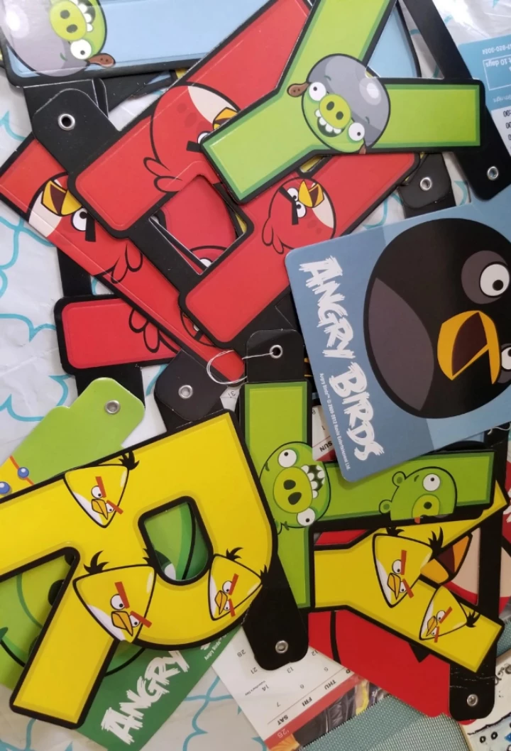 Angry Birds Birthday Banner - photo 2