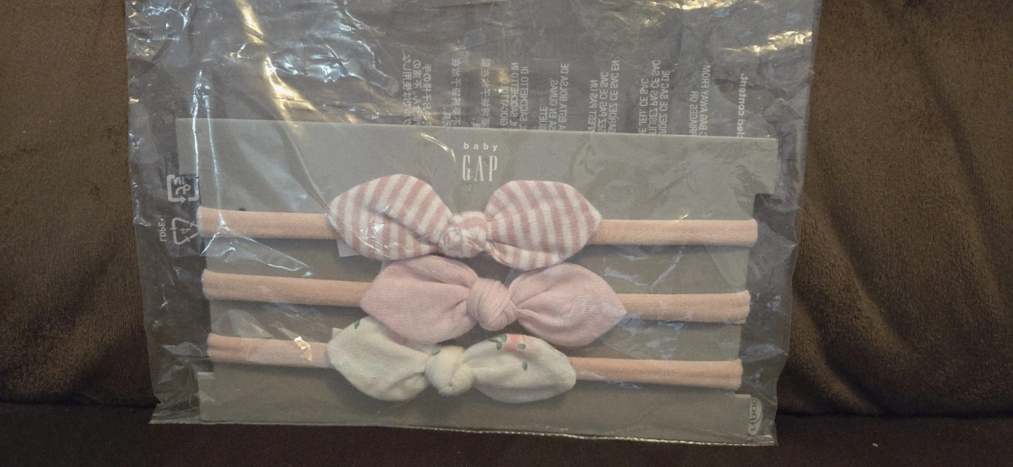 Baby Gap Headband Set of 3. New in Pkg