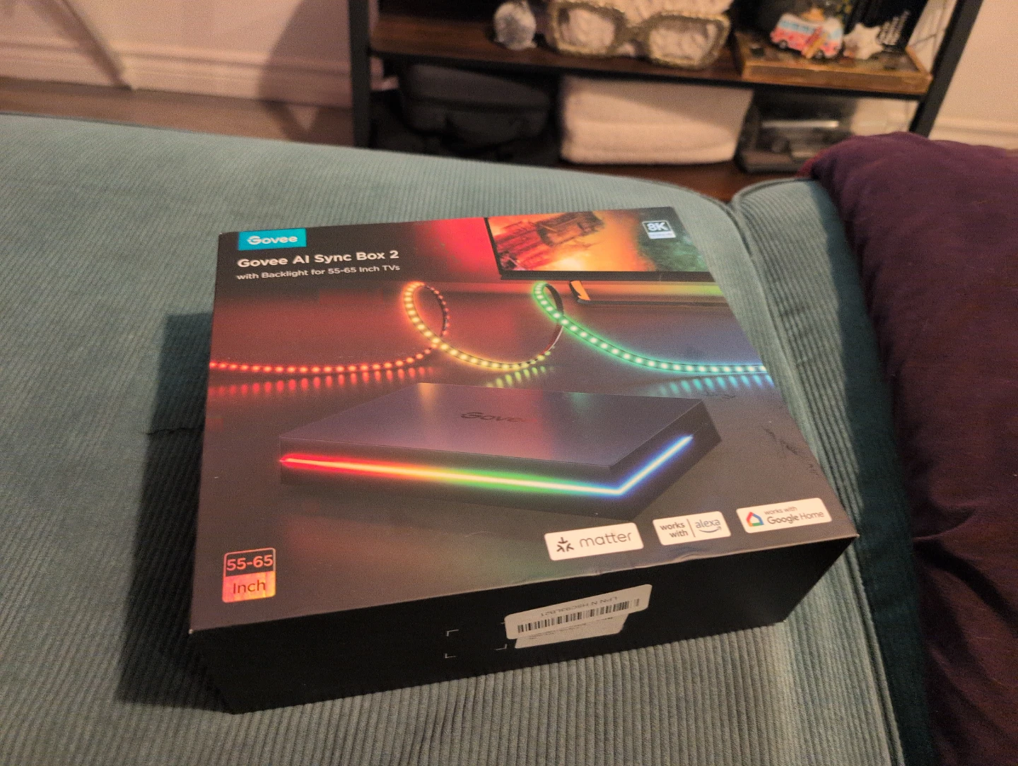 Govee AI Sync Box 2 with Backlight for 55-65 inch TVs