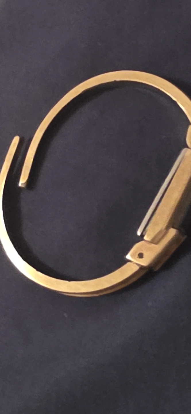 Vintage Gold Tone Floral Bangle Watch - photo 3