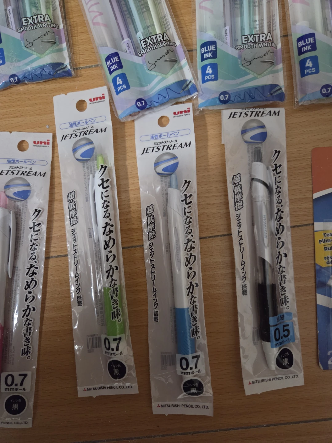 6 packs deli pens, 4 black click pens and pack or whiteout - photo 4