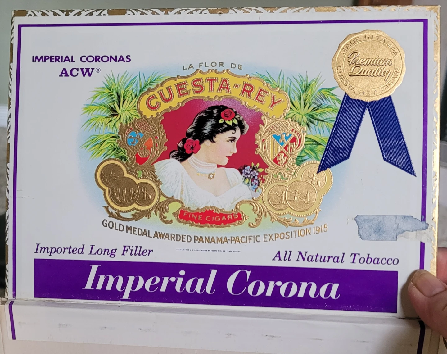 Cuban cigar box