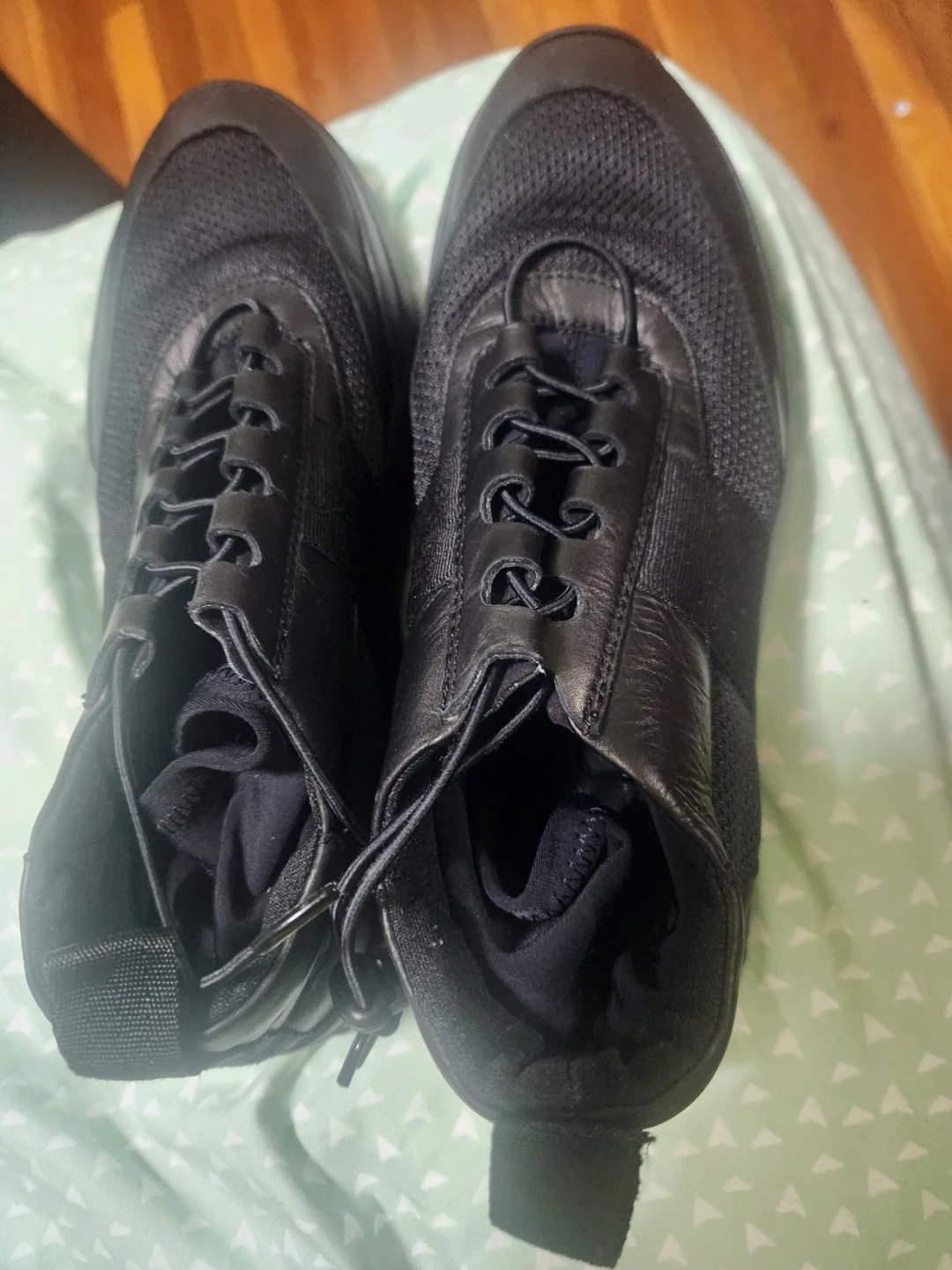 Vagabond Shoemakers Black Leather & Mesh Sneakers - photo 2