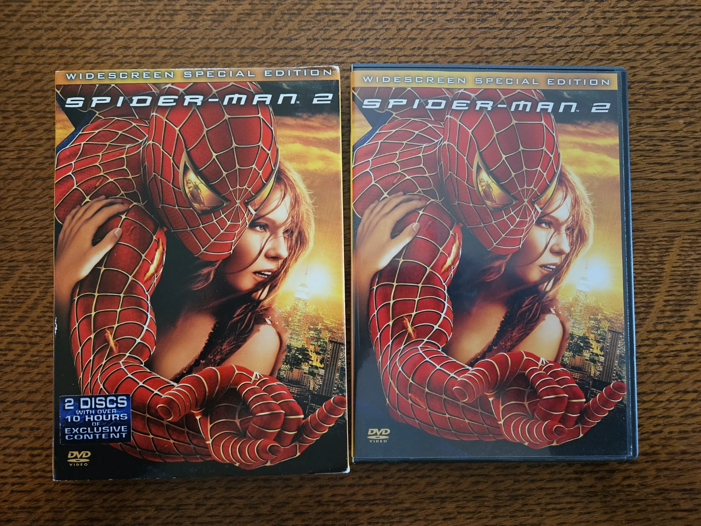 Spider-Man and Spider Man 2 Widescreen DVD's