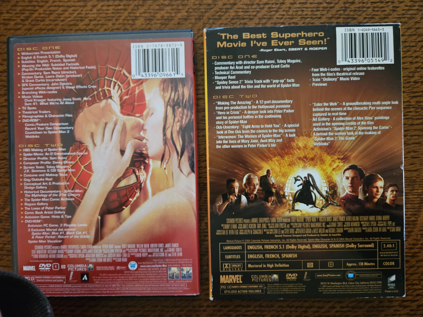 Spider-Man and Spider Man 2 Widescreen DVD's - photo 5
