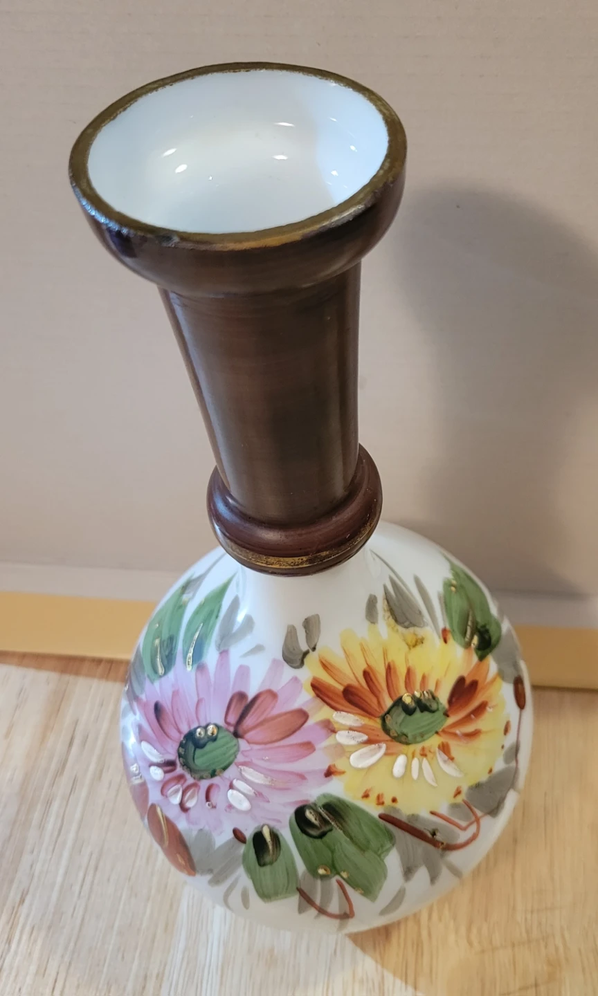 Decorative Vase with Floral Painting - photo 2
