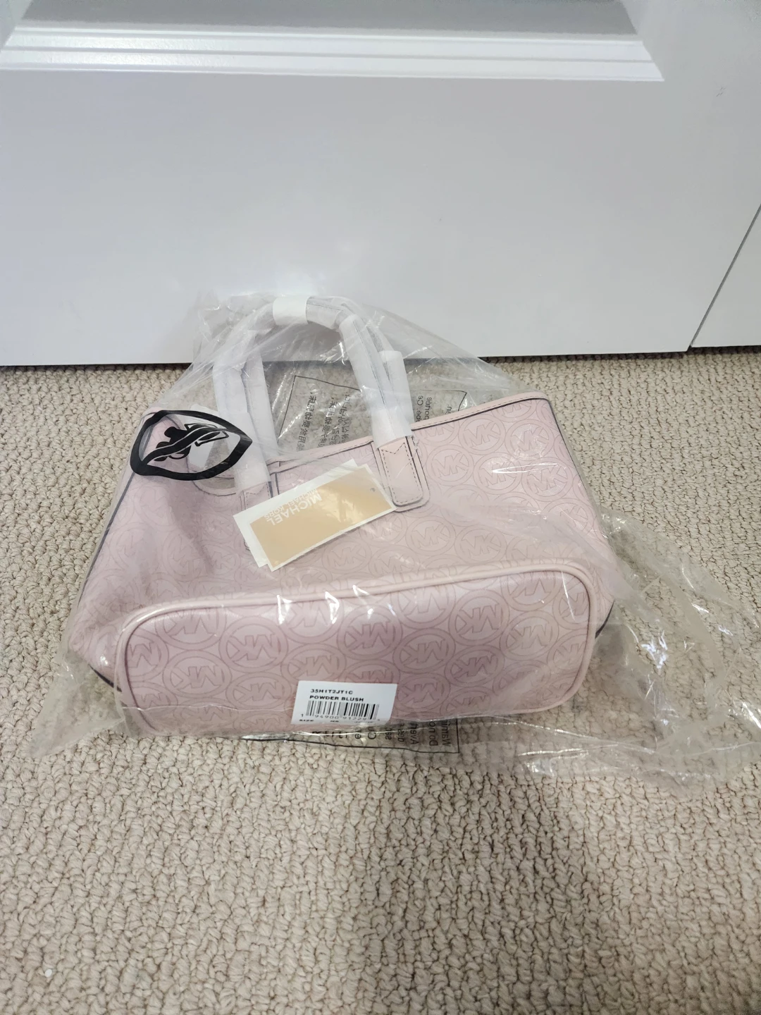 Michael Kors Jodie Pink MK Logo Jodie Tote Bag - photo 5
