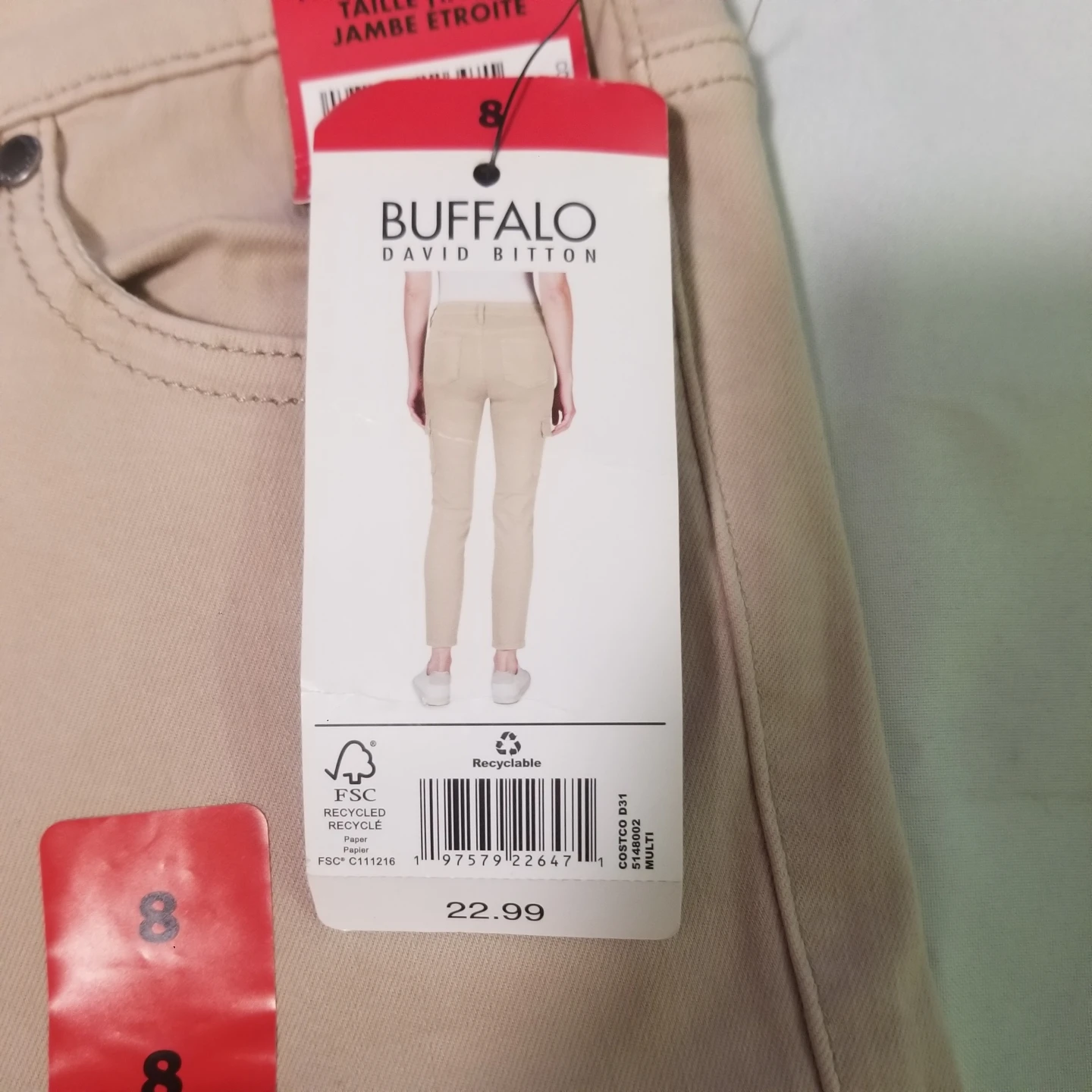 Brand new Women's High Rise Cargo Skinny Jeans - photo 3