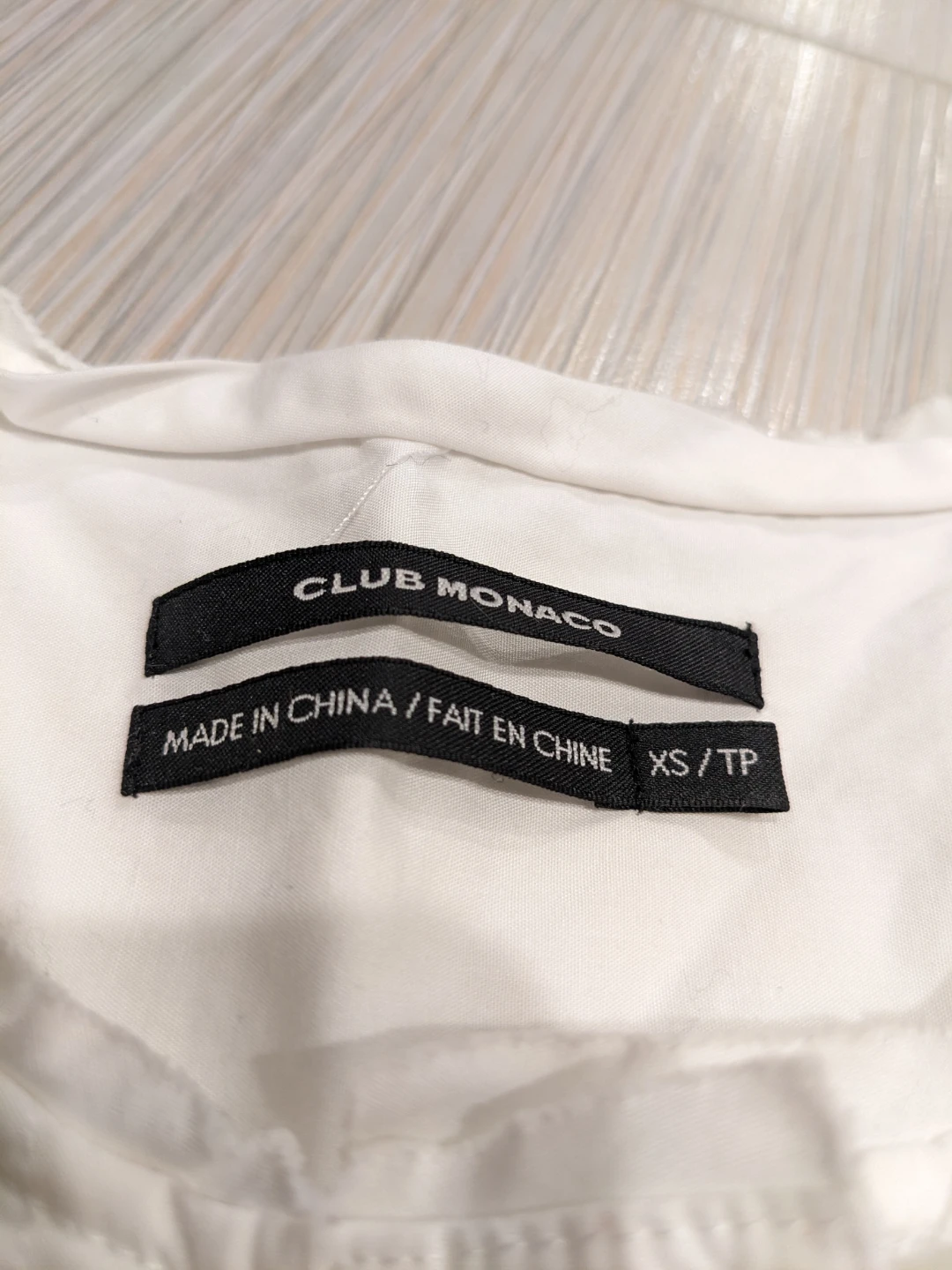 🥕Club Monaco White Ruffled Short Sleeve Blouse XS/TP - photo 3