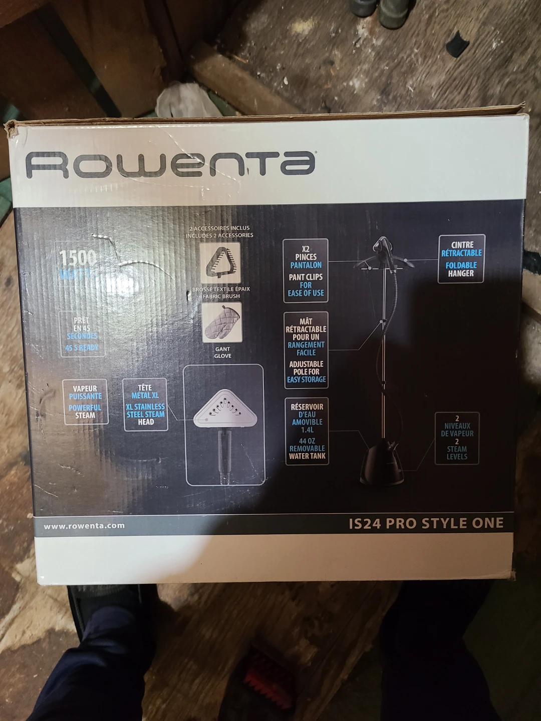 Rowenta IS24 PRO STYLE ONE Garment Steamer