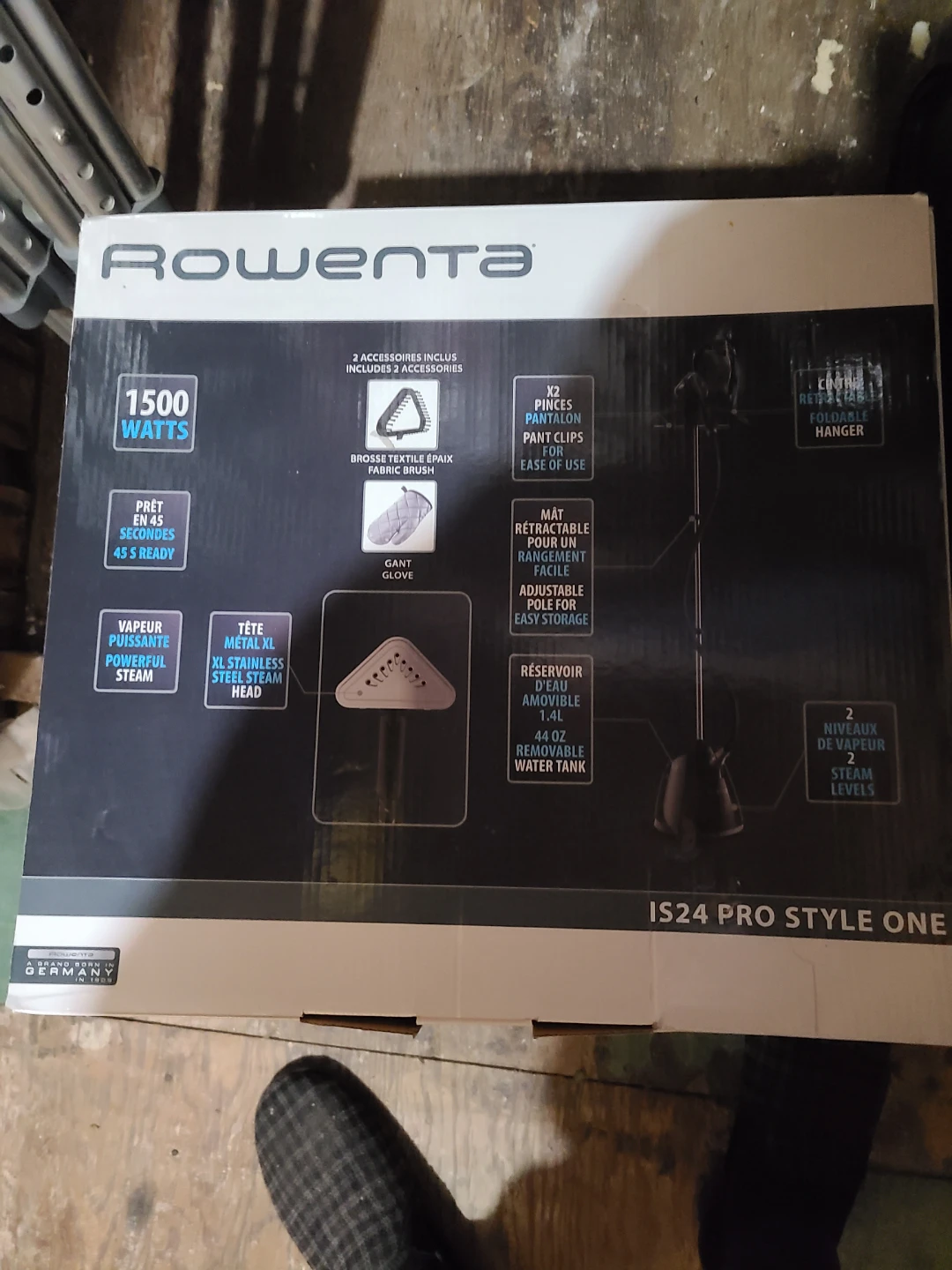 Rowenta IS24 PRO STYLE ONE Garment Steamer - photo 3