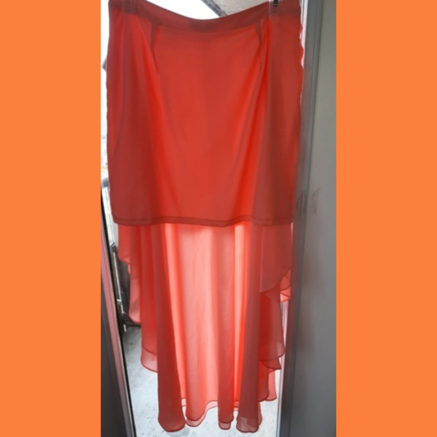 Women's High-Low Skirt - Peach - photo 2