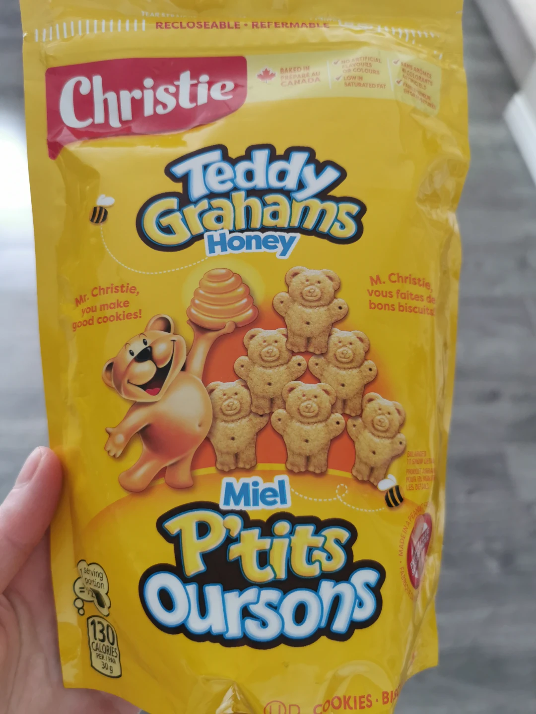 Christie Teddy Grahams Honey Cookies