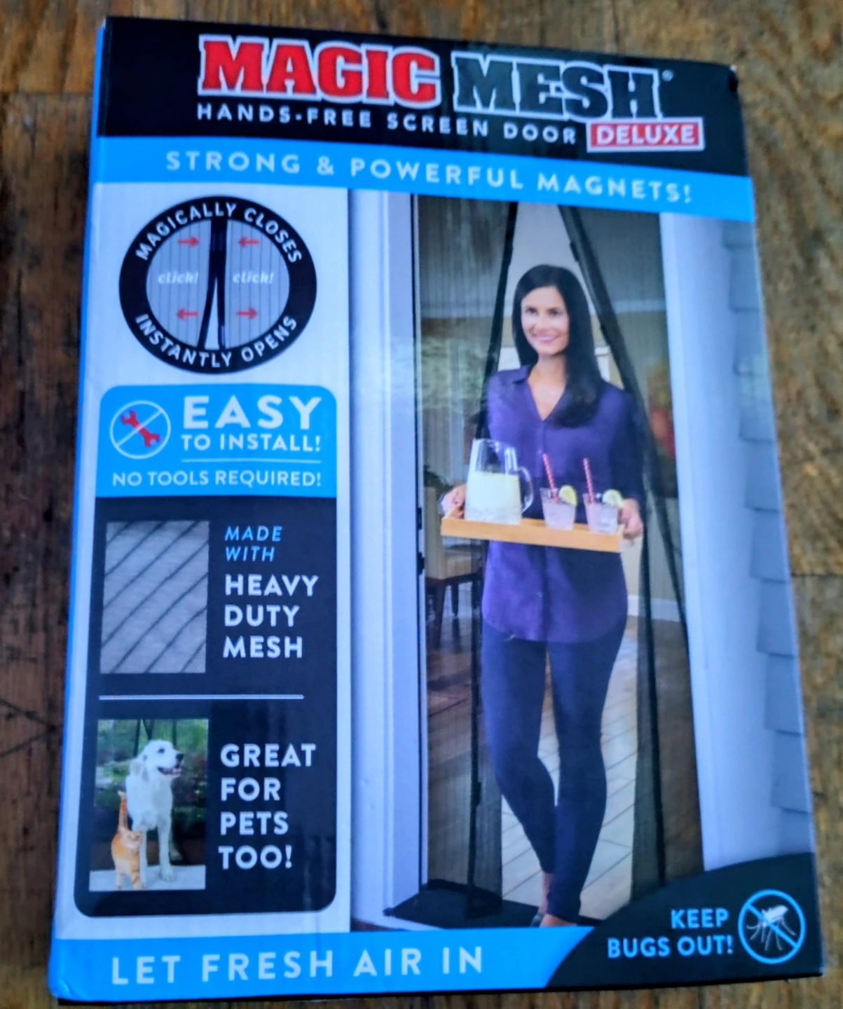 Magic Mesh Deluxe Hands-Free Screen Door - photo 2