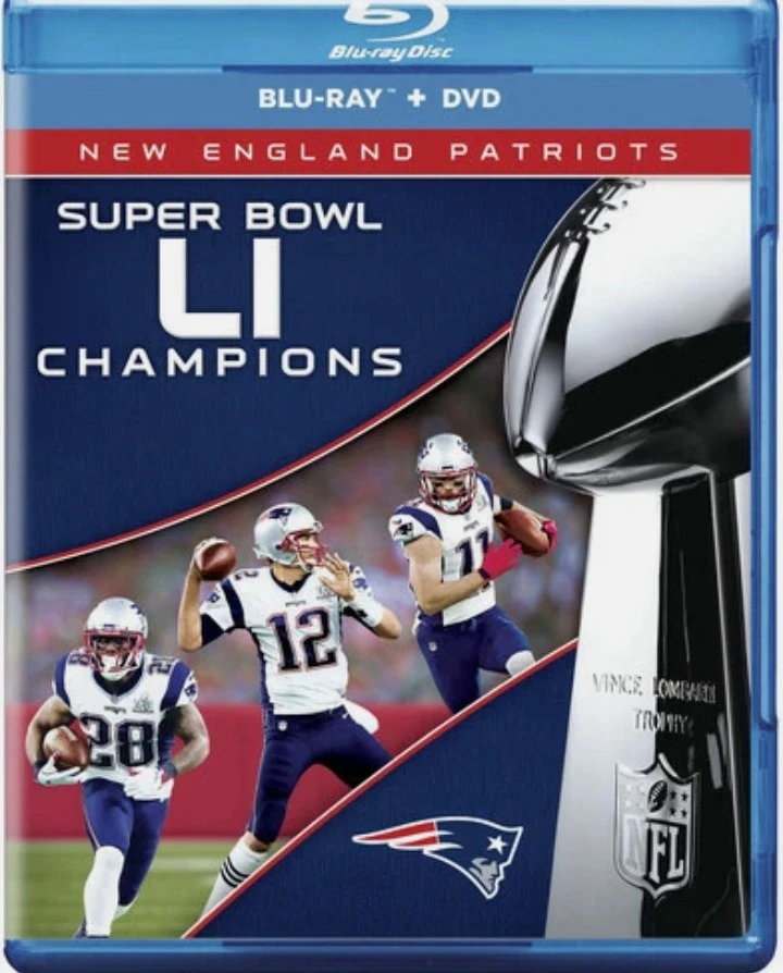 New England Patriots Super Bowl LI Champions Blu-ray + DVD