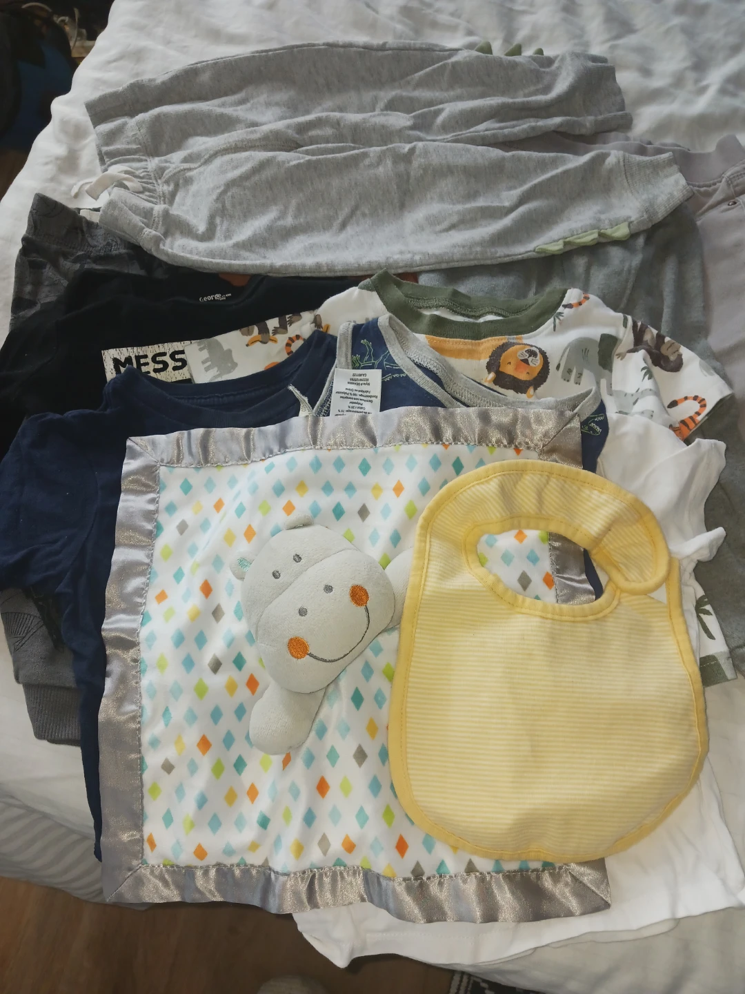 Baby Clothes Bundle with Blanket and Bib