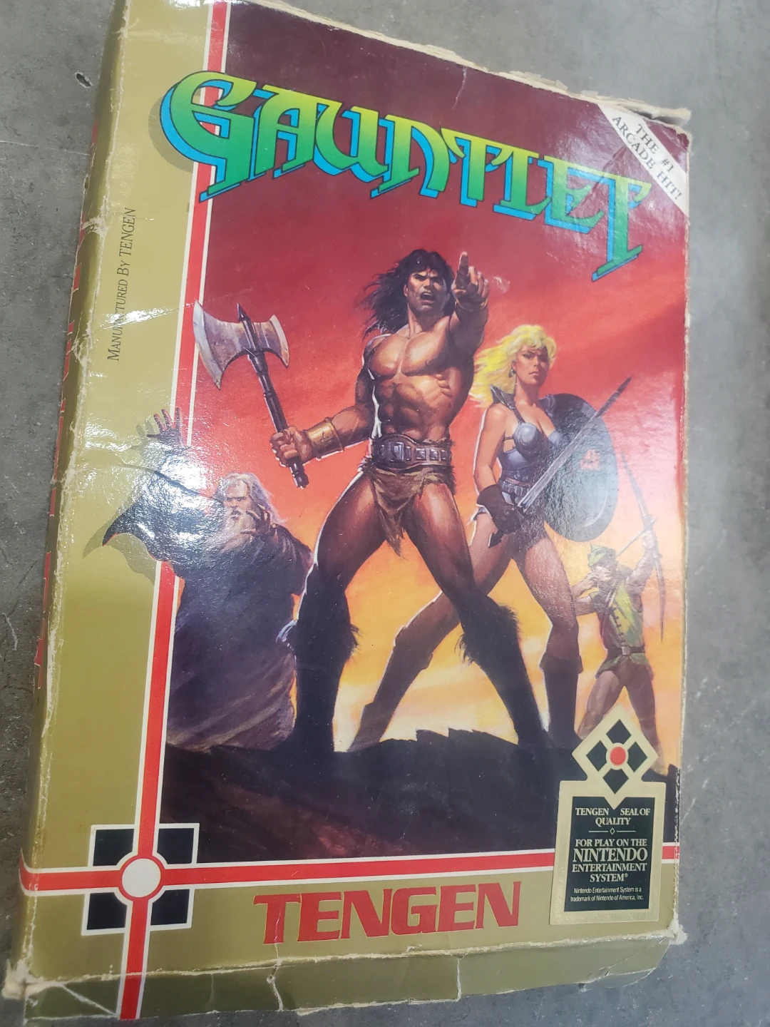 Gauntlet NES Nintendo Entertainment System Game