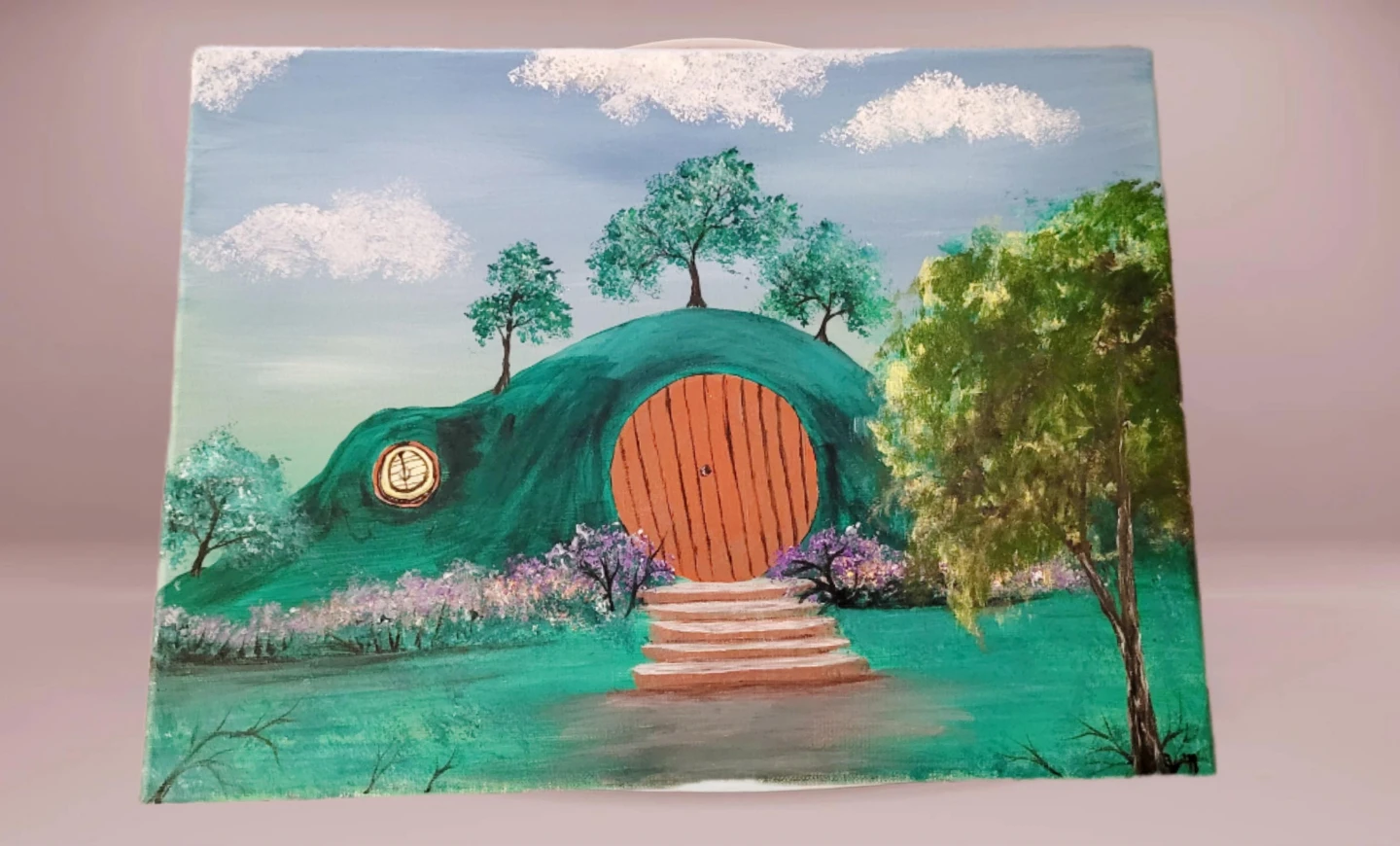Hand-Painted Hobbit Home Art
