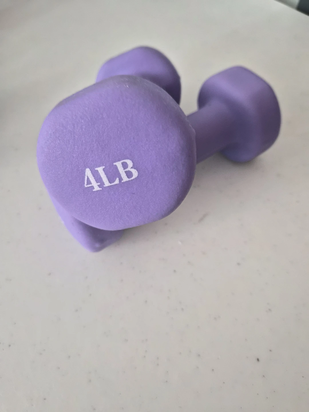 Pair of 4lb Dumbbells - Purple - photo 3