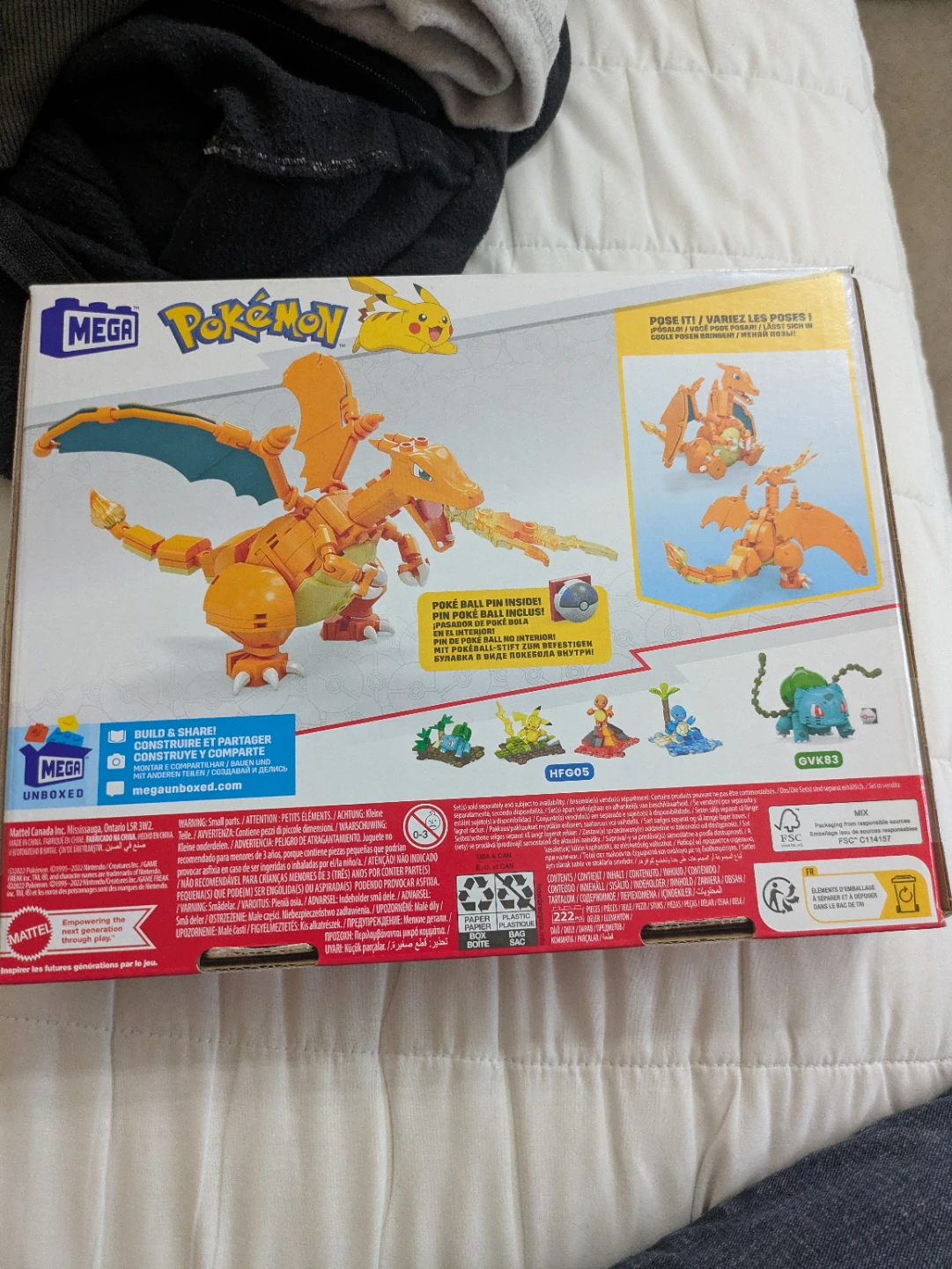 Mega Pokémon Charizard Building Set (8+) - photo 3