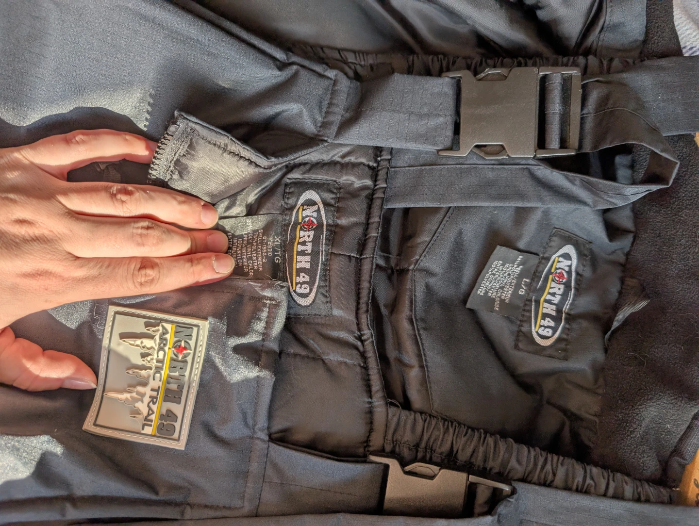 Vintage North 49 Ski Suit - Blue and Black - photo 3