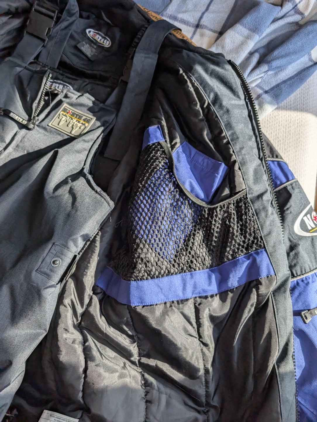 Vintage North 49 Ski Suit - Blue and Black - photo 4