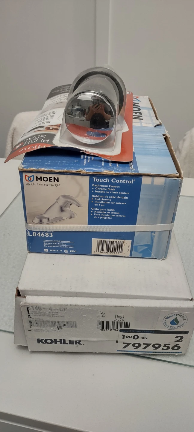 MOEN L84683 Touch Control Bathroom Faucet Chrome