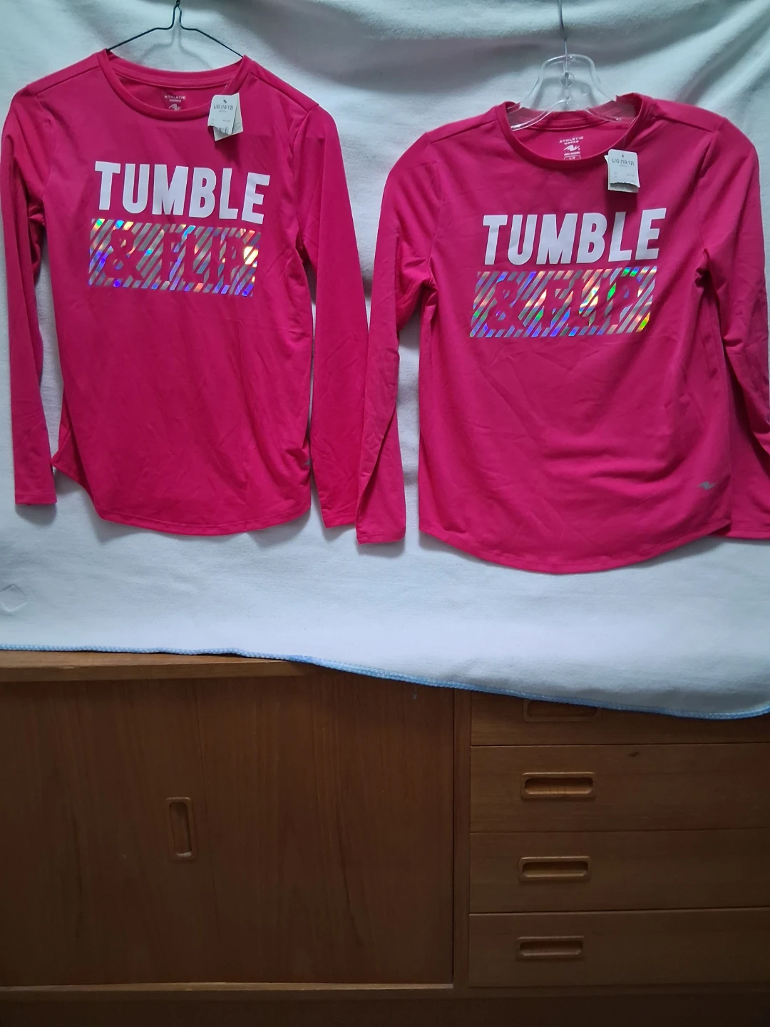 Athletic Works Pink "Tumble & Flip" Long Sleeve Shirt. - photo 3