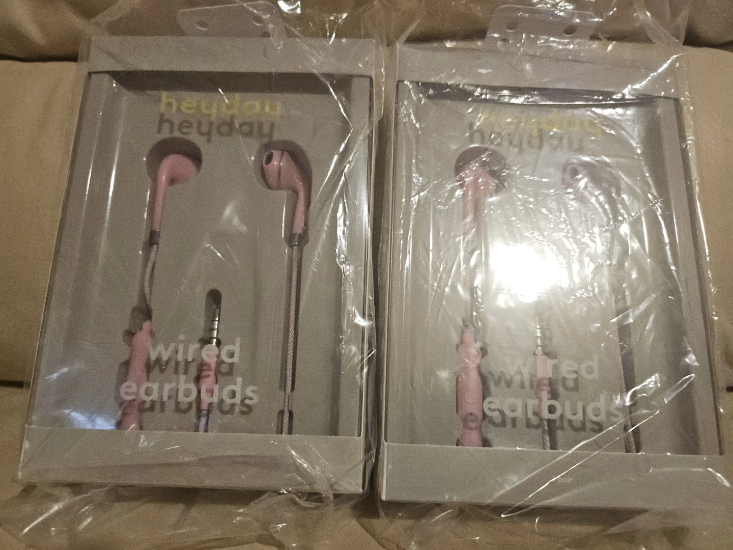 Heyday Wired Earbuds - Candy Pink (2 Pack)