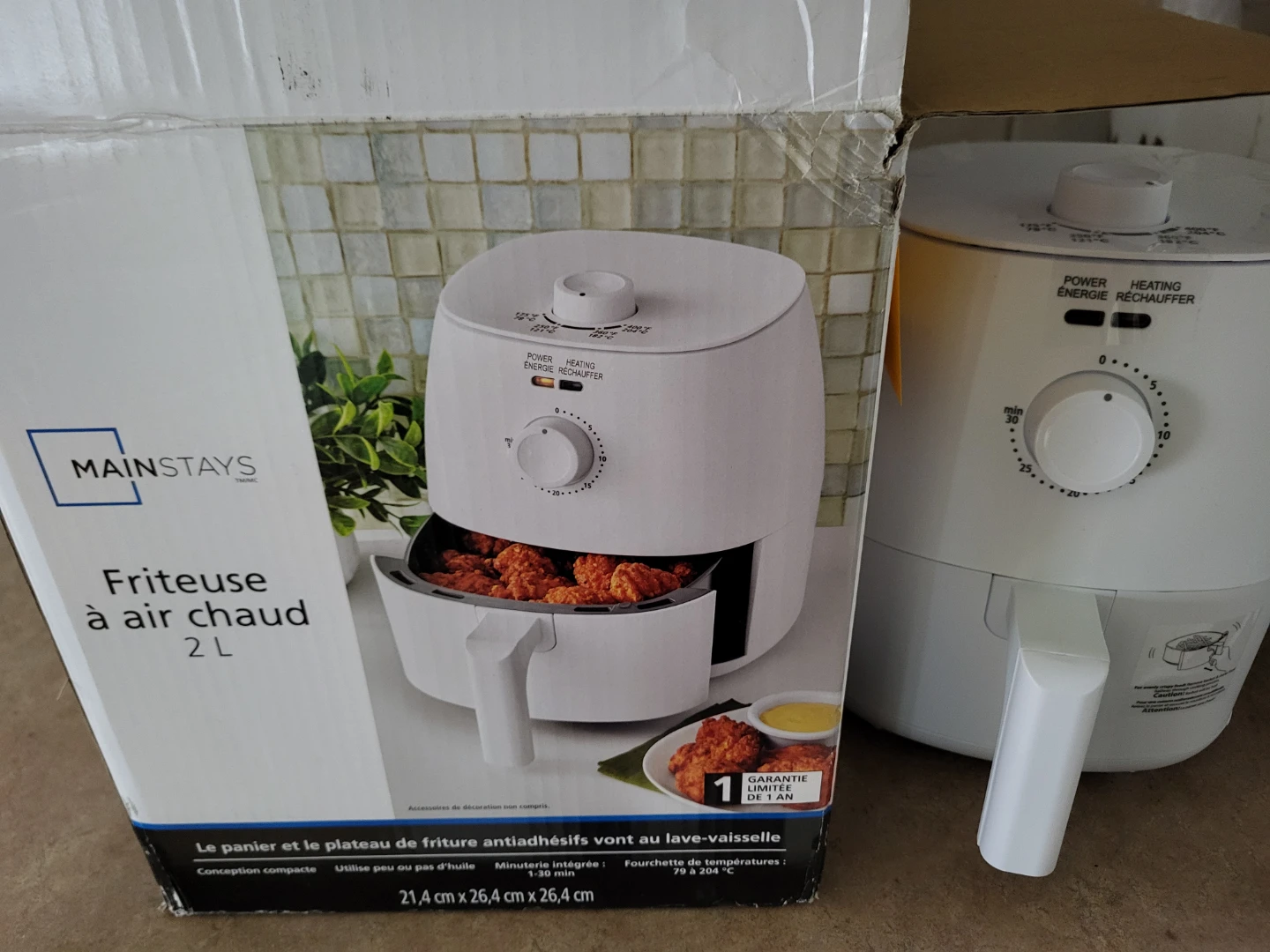 Mainstay 2.2qt Air Fryer - photo 2