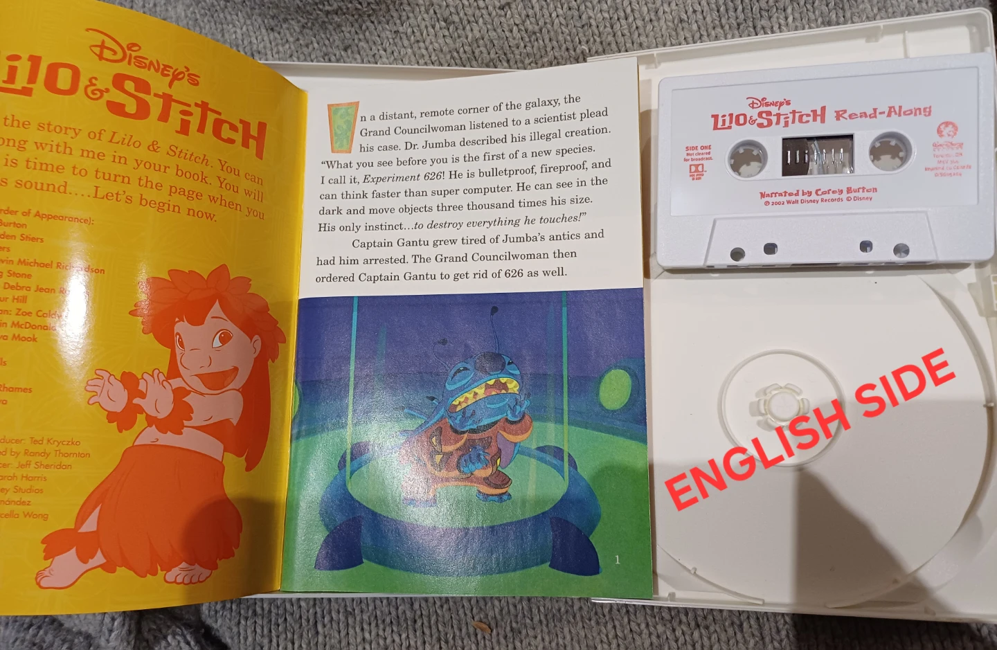 FREE Disney's Lilo & Stitch Read-Along Cassette tape - photo 4