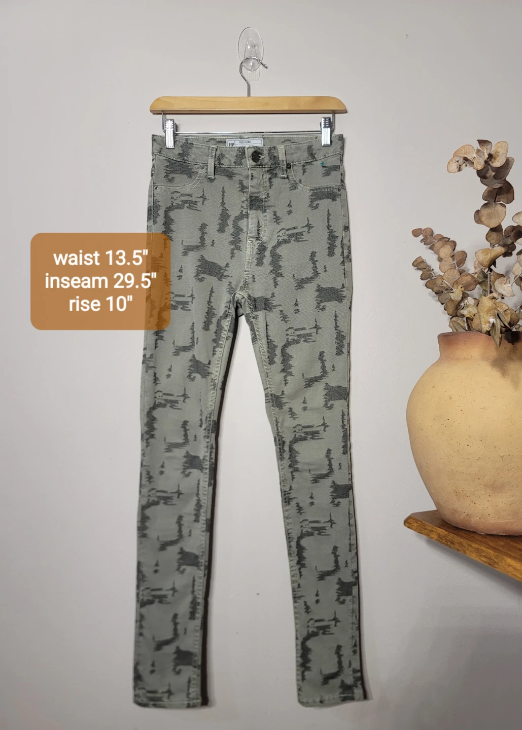 Free People Long & Lean Skinny Jeans Grunge Cotton Sz 27 - photo 3
