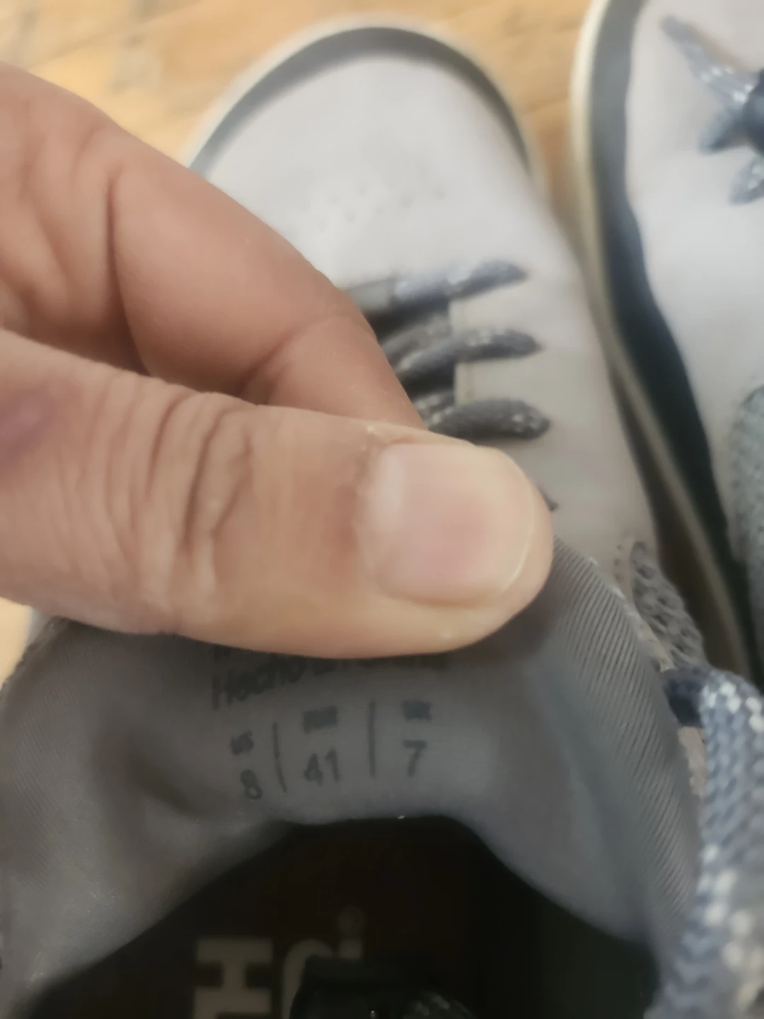 North Star Grey/Black Lace-Up Sneakers - Size 8/41 - photo 2