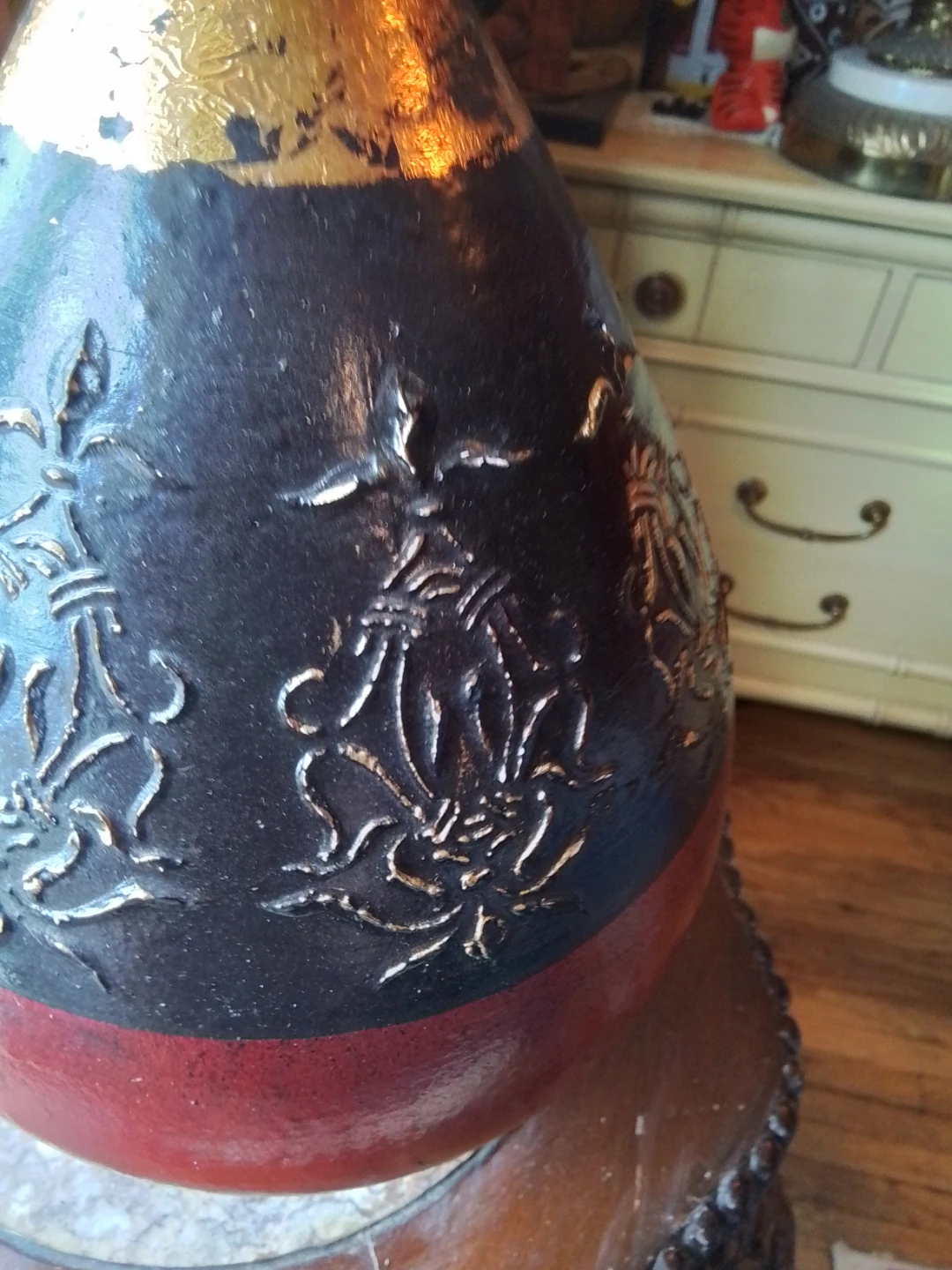 Striking Mid-Century Art Pottery Vase - photo 2
