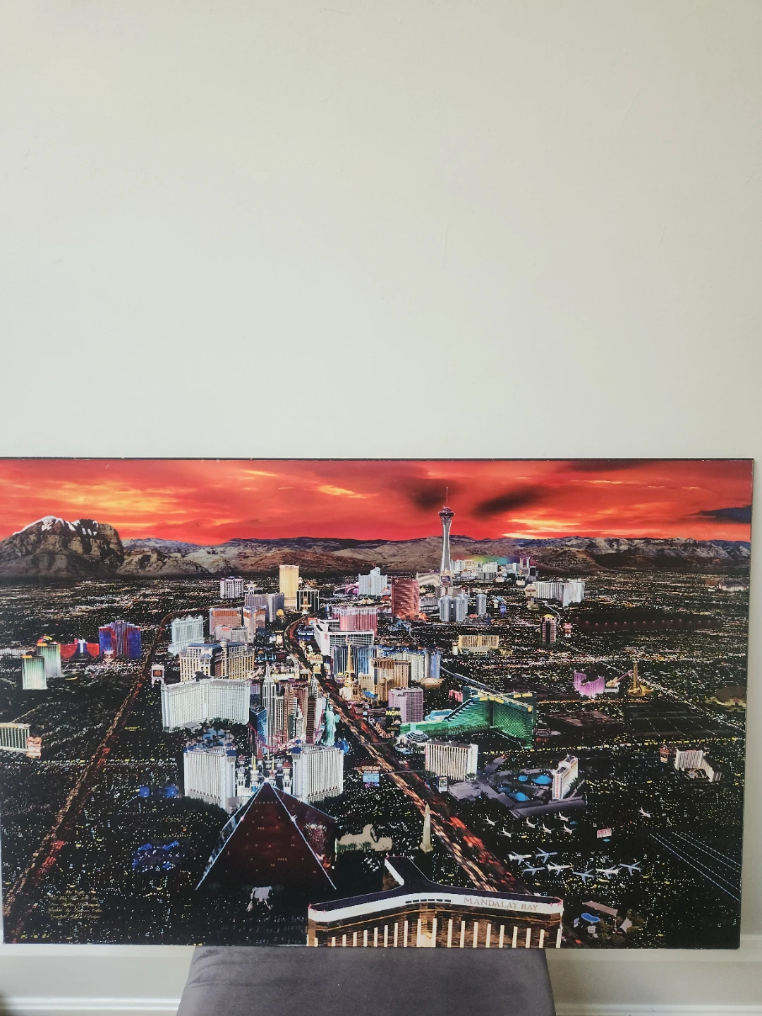 Plak-It Las Vegas Cityscape Wall Art 24x36