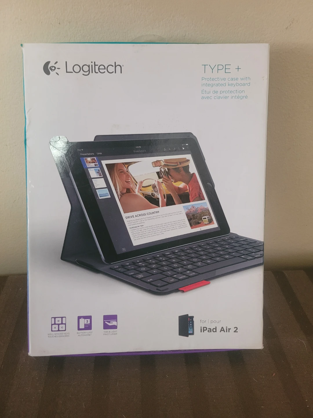 Logitech Type+ protective case Bluetooth keyboard iPad Air 2