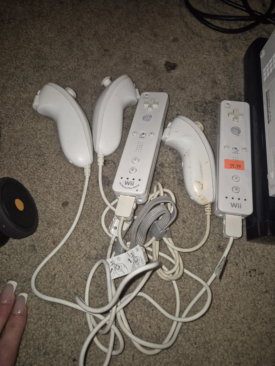 Nintendo Wii Console with Controllers - photo 2