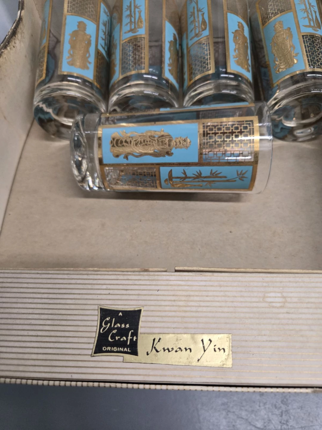 Glass Craft Original Kwan Yin Glasses (Set of 5) - photo 2