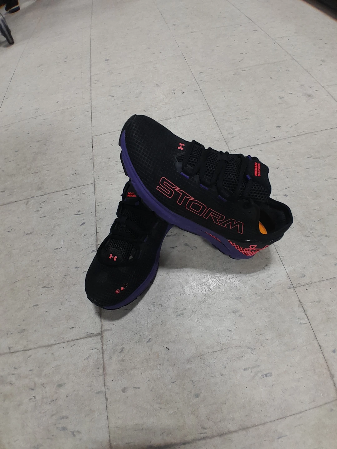 Under Armour "Storm" Running Shoes - Black/Purple 8 - photo 5