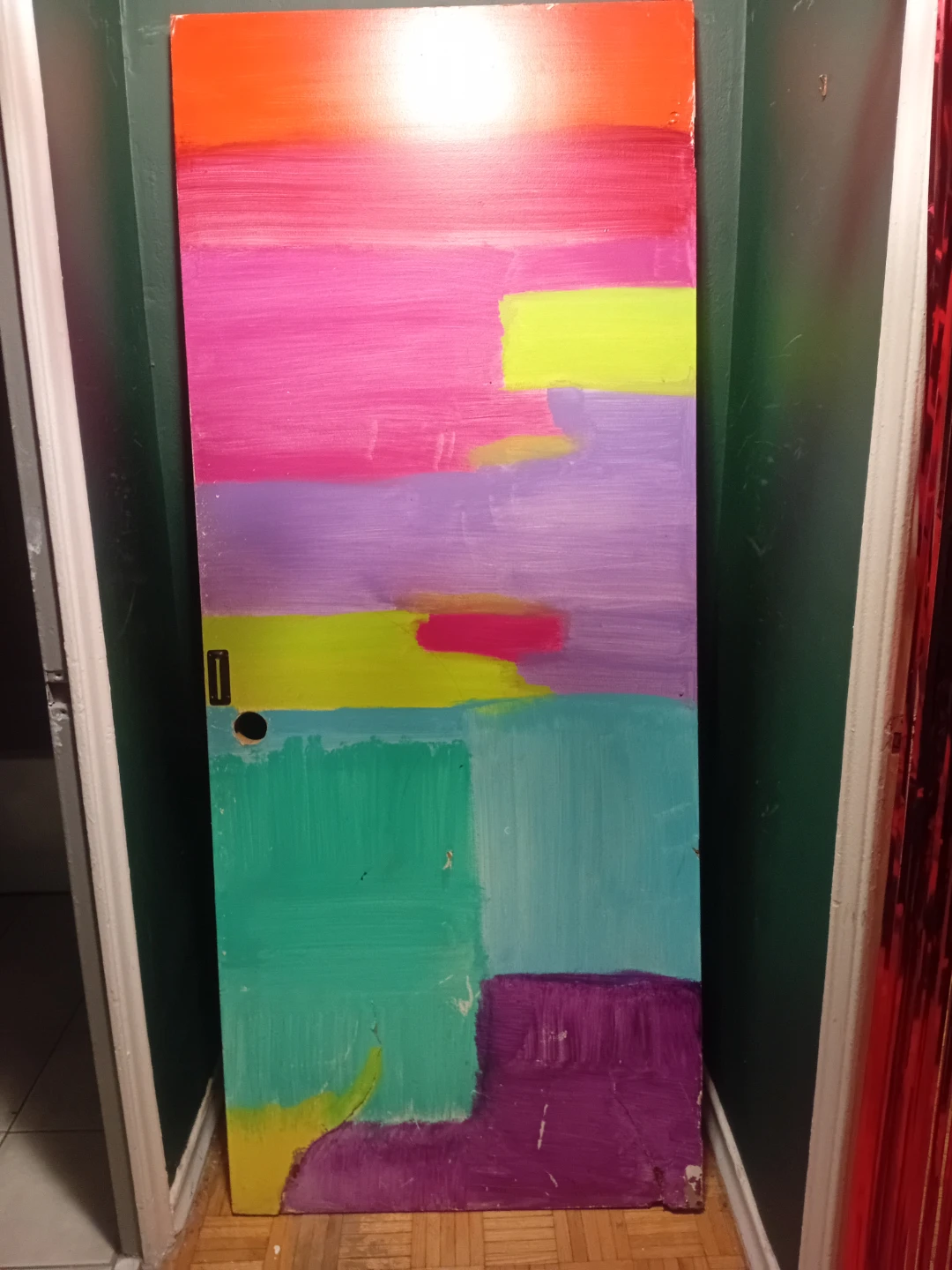 Hand-Painted Interior Door