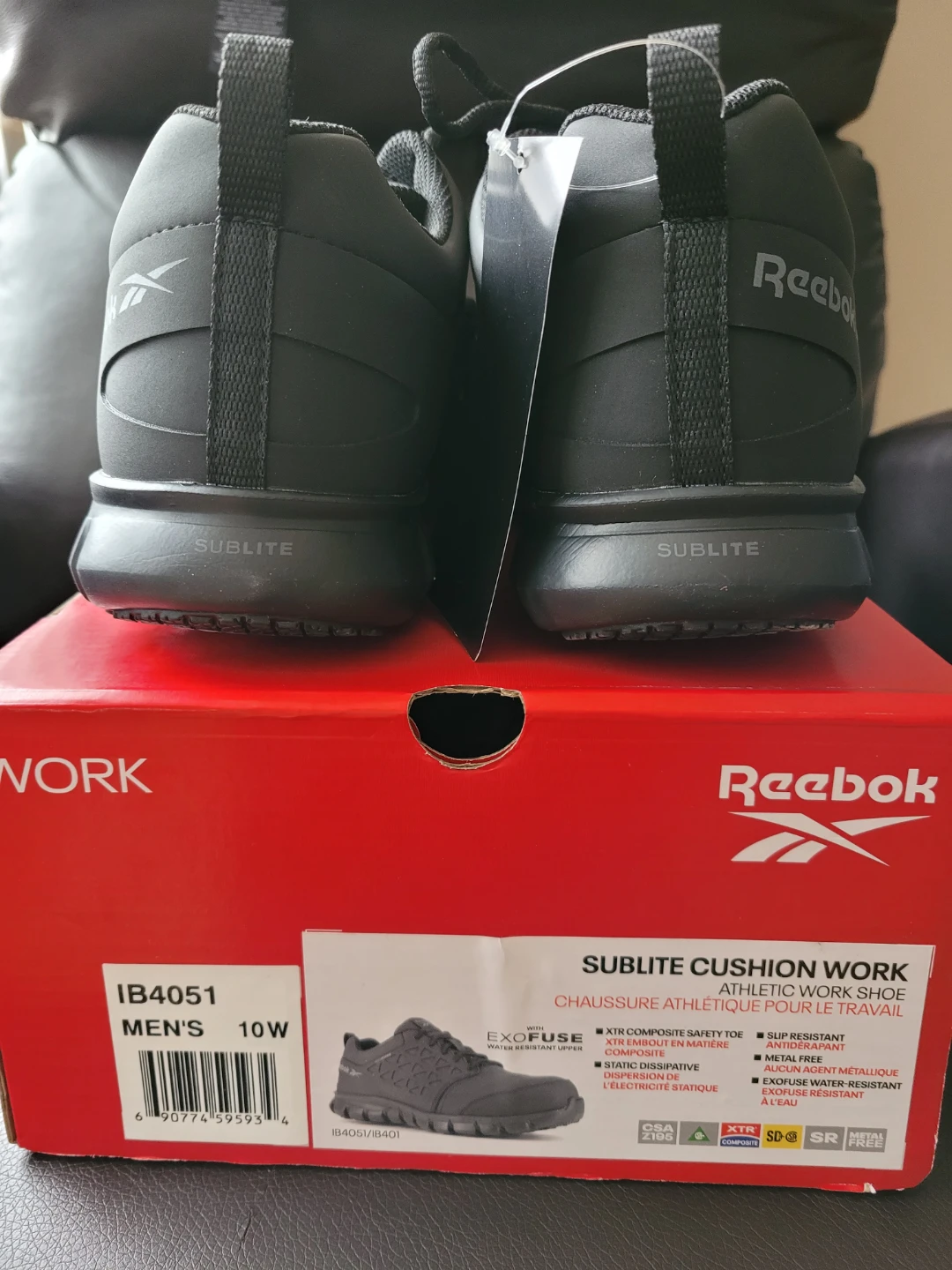 Reebok Sublite Cushion Work Shoes Men's Size 10W - photo 4